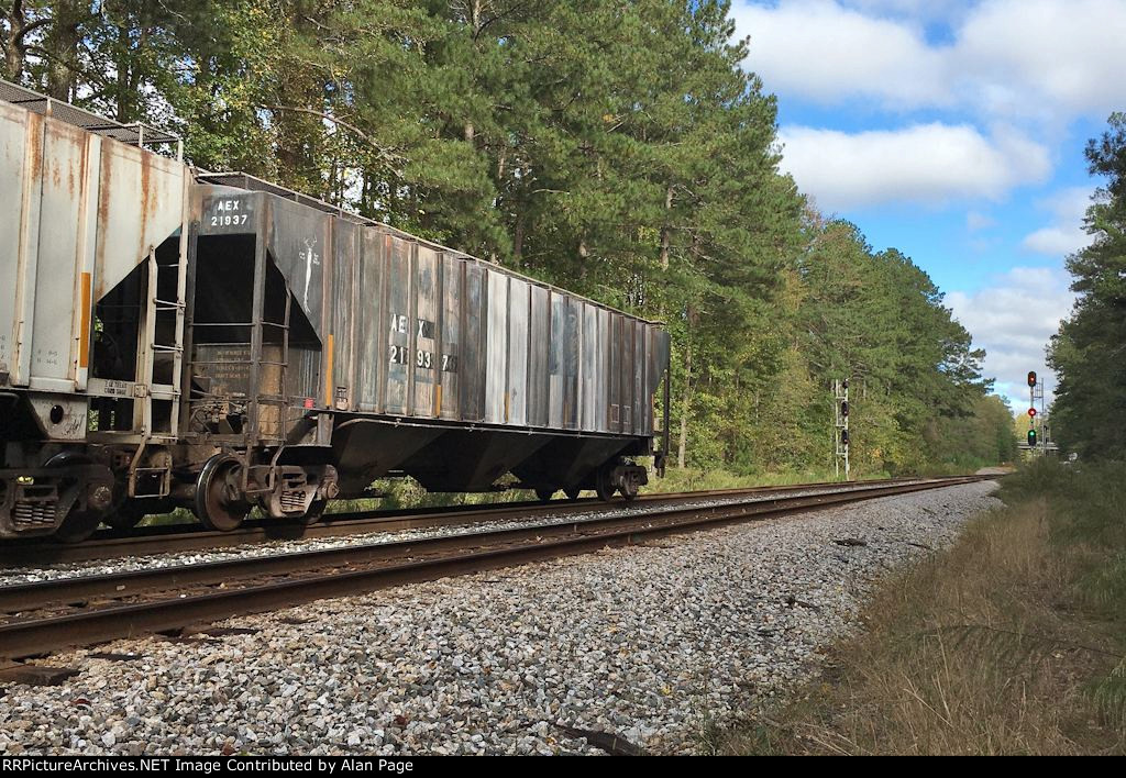 AEX 21937 at the tail end